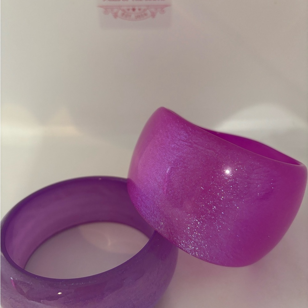 Elegant Purple Women's Bracelet Set